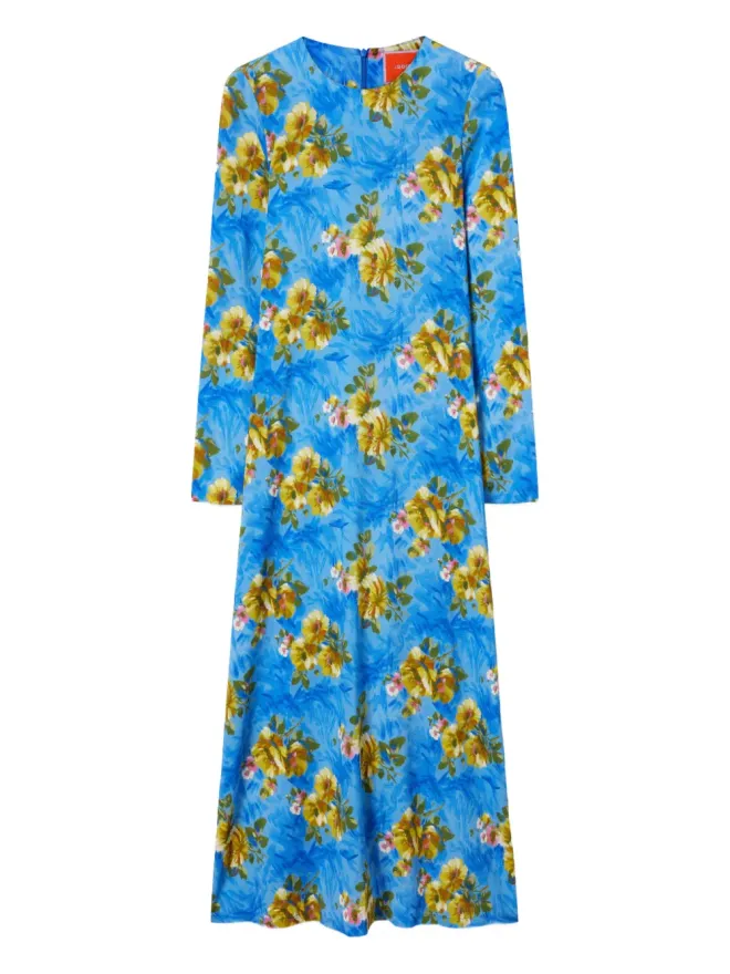 La DoubleJ La DoubleJ ロングスリーブ花柄プリント マキシドレスの商品画像