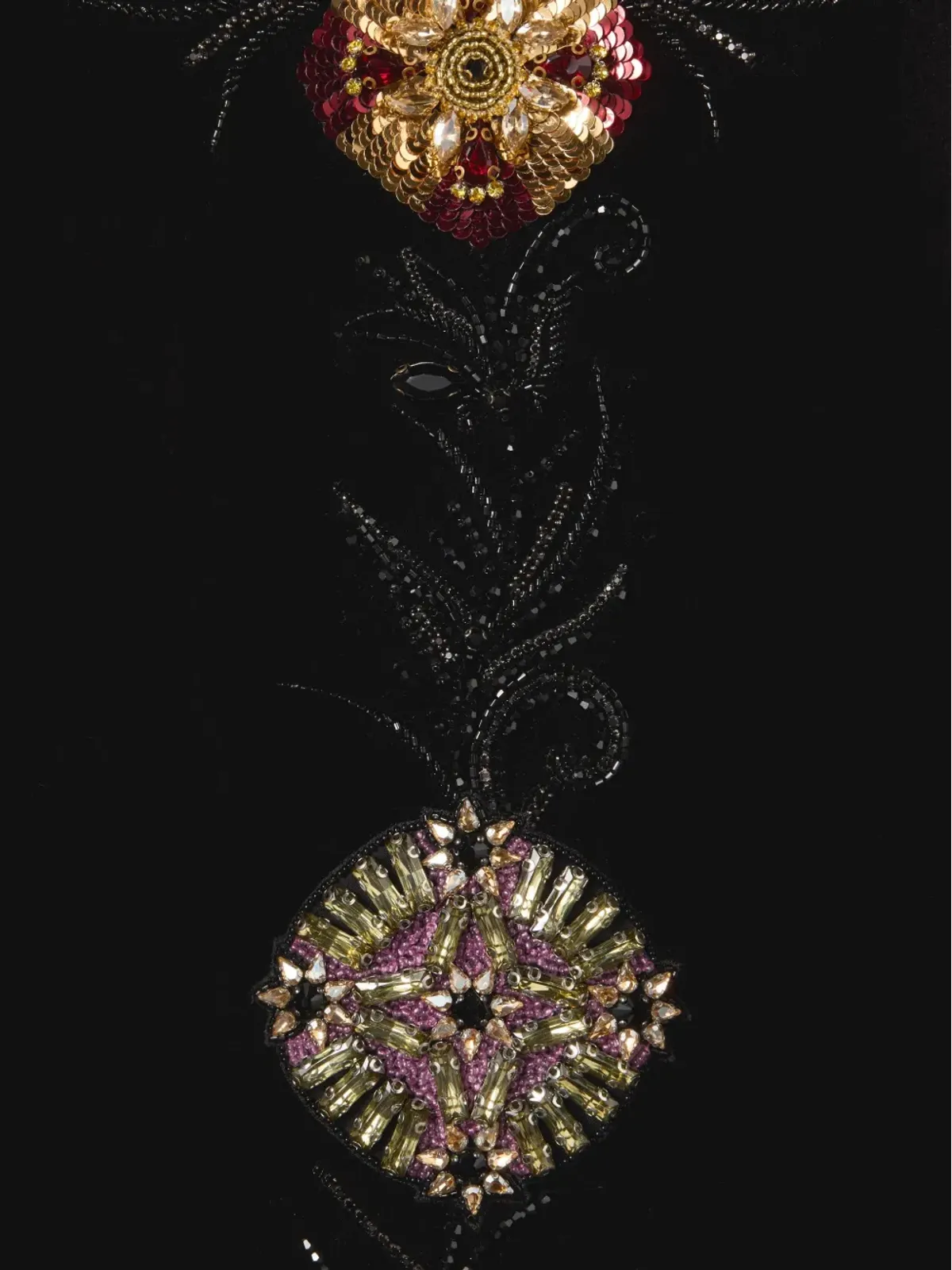 La DoubleJ 花刺繍ミニドレス - 画像4