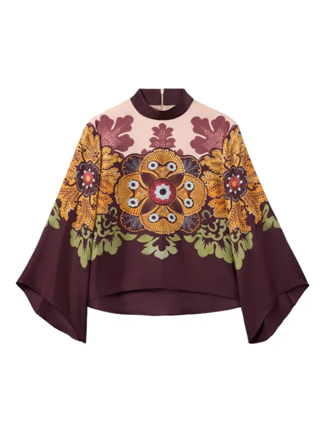 La DoubleJ La DoubleJ 花柄プリント長袖ブラウスの商品画像