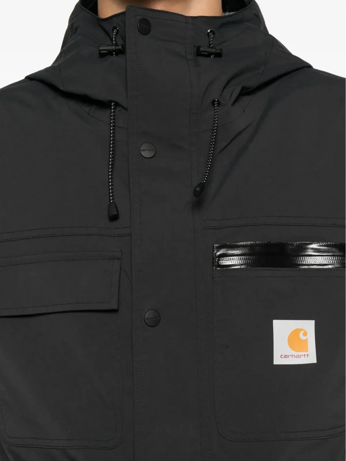 Carhartt WIP ボウデン・フード付きレインコート - 画像5