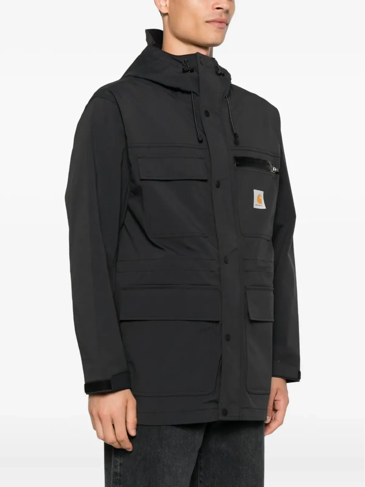 Carhartt WIP ボウデン・フード付きレインコート - 画像3