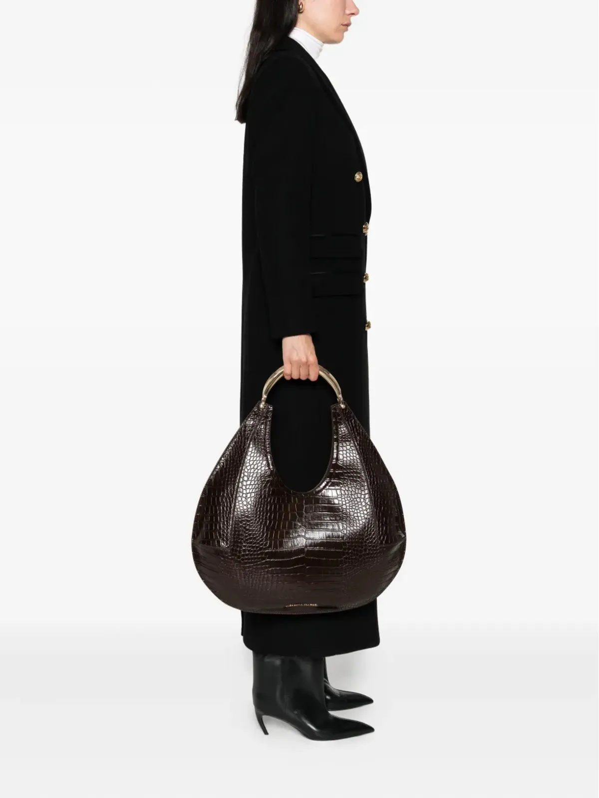 Elisabetta Franchi ホーボー ジュエルハンドル ショルダーバッグ - 画像2