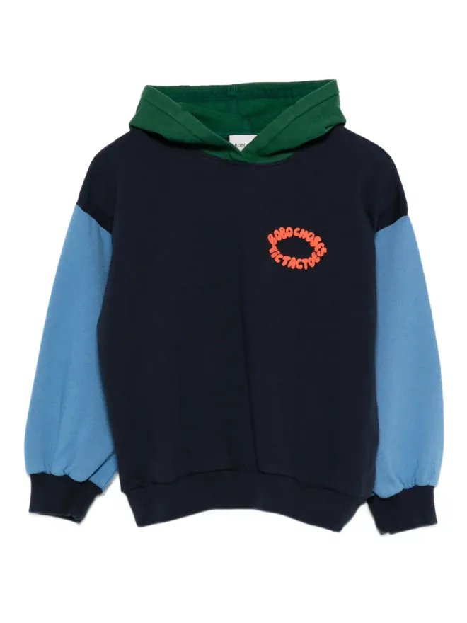 Bobo Choses Bobo Choses ティックタックトー フーディー ブルーの商品画像