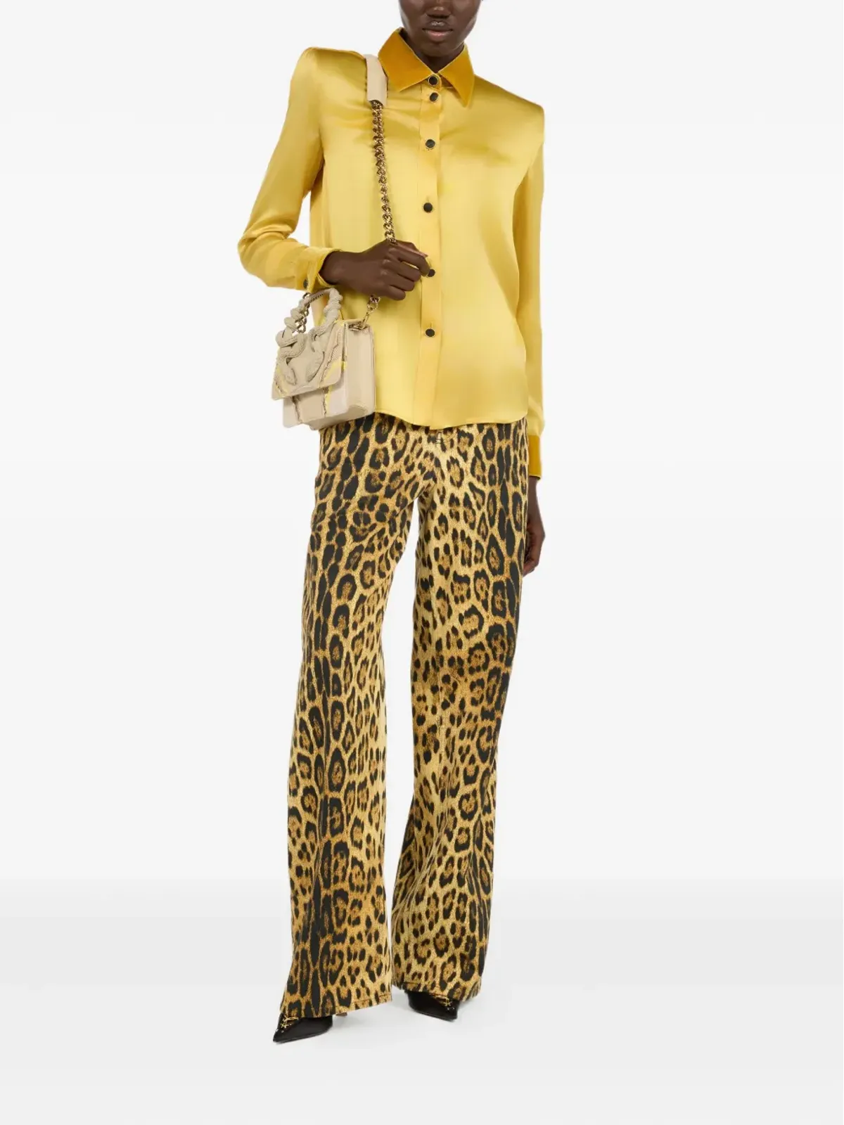Roberto Cavalli ジャガー柄パンツ - 画像2