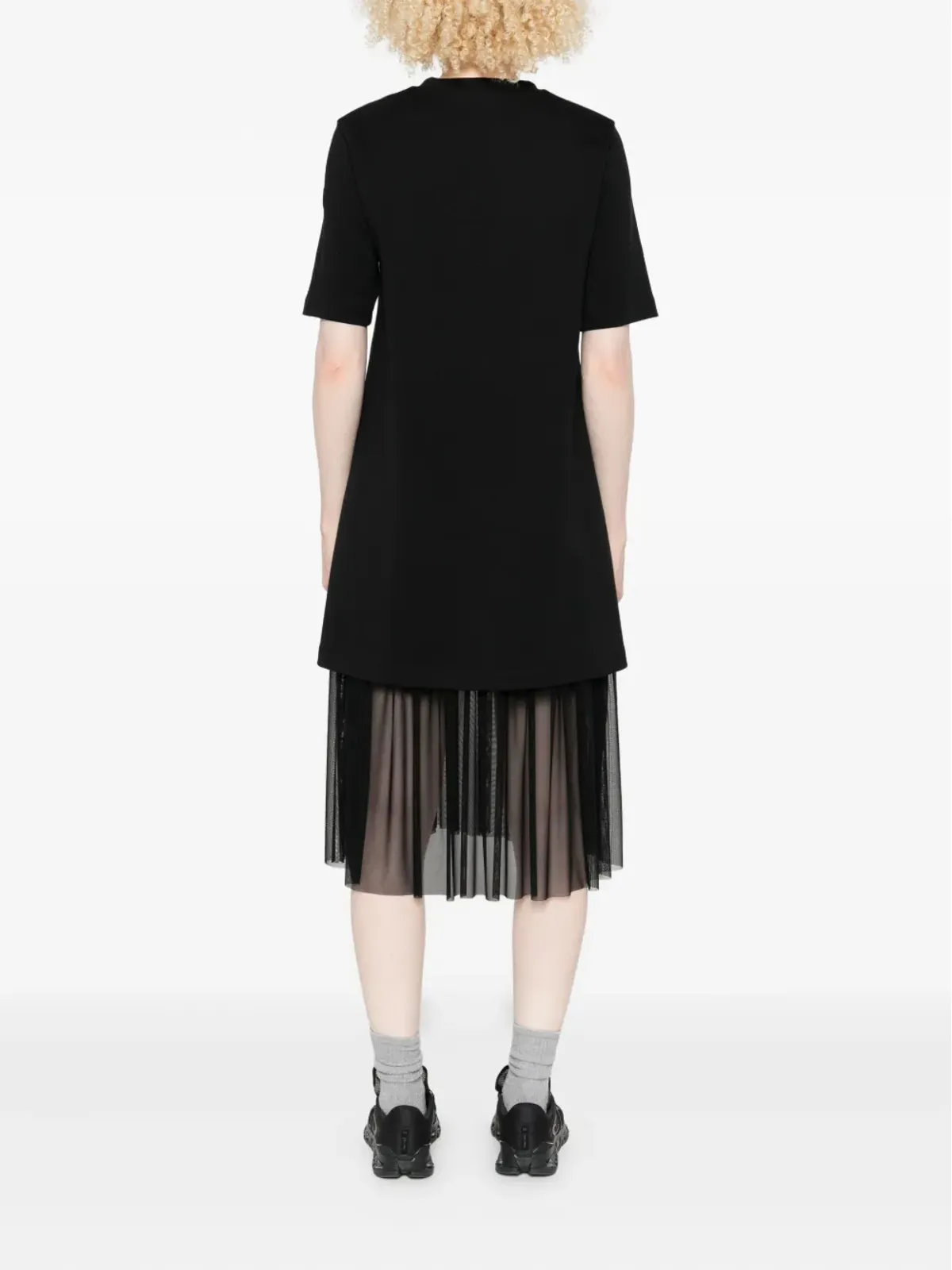 Moncler レイヤードミディドレス - 画像4