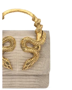 Roberto Cavalli ヘビ革装飾ショルダーバッグ - サムネイル4