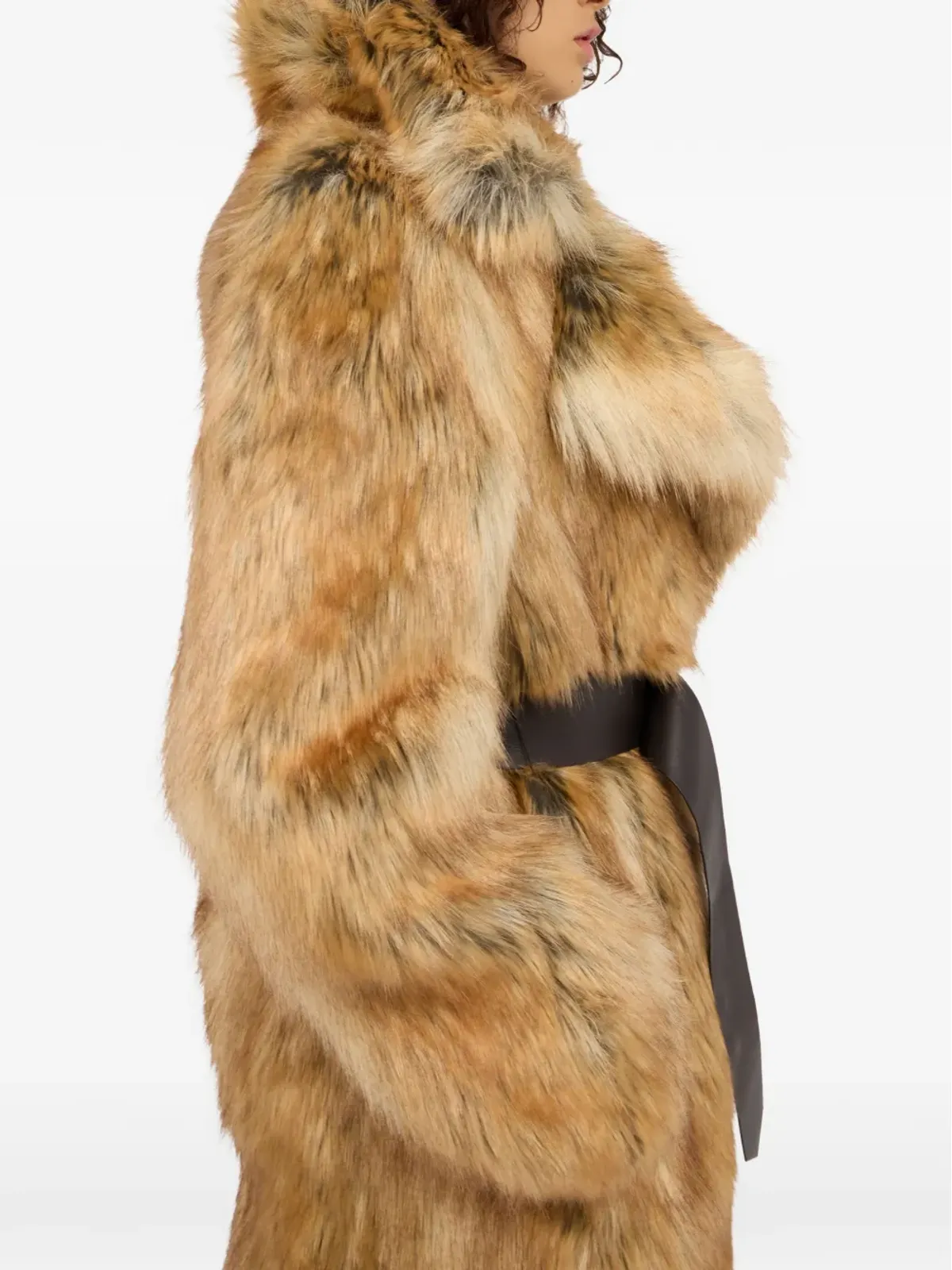 Roberto Cavalli フェイクファーコート - 画像4