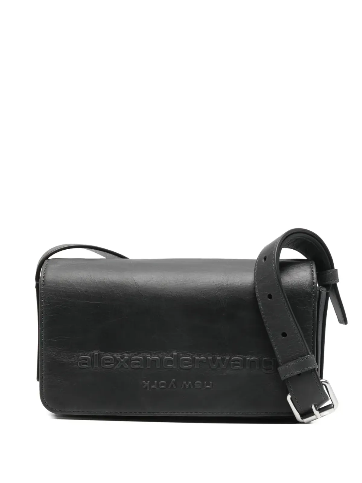 Alexander Wang 小さめフラップレザー クロスボディバッグ - 画像1