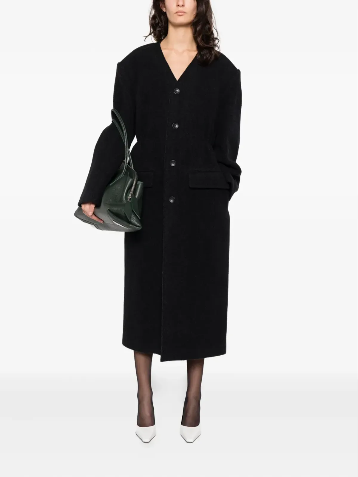 Alexander Wang ノーカラーコート - 画像2