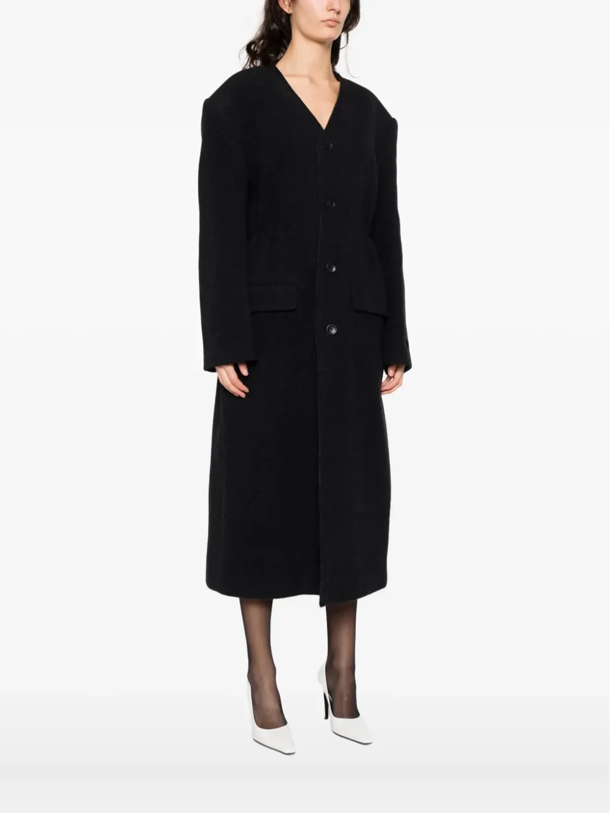 Alexander Wang ノーカラーコート - 画像3