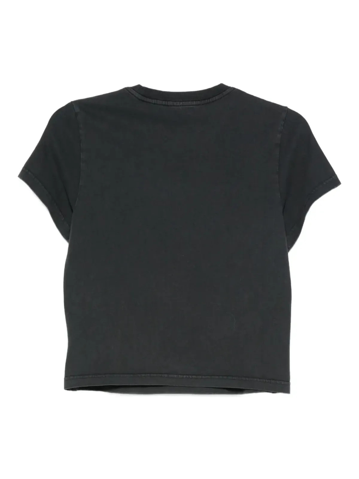 Alexander Wang エンボス加工 グラフィックプリントTシャツ ブラック - 画像2