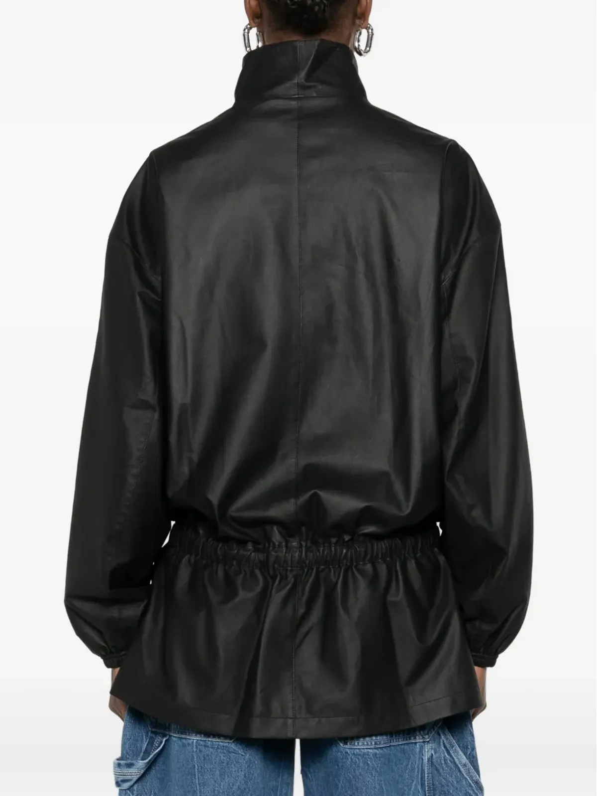 Alexander Wang ファンネルカラー ジップアップ パーカー - 画像4