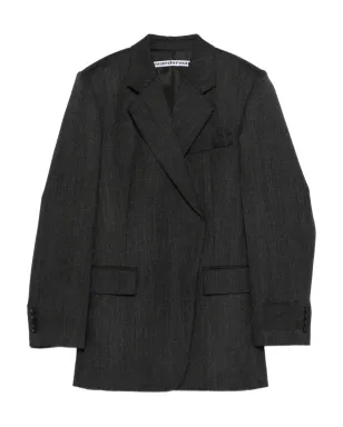 Alexander Wang ブレザードレス（ウール／ミニ丈、グレー） - サムネイル1
