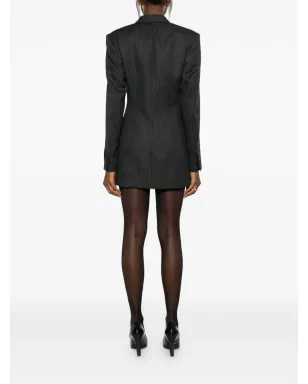 Alexander Wang ブレザードレス（ウール／ミニ丈、グレー） - サムネイル4