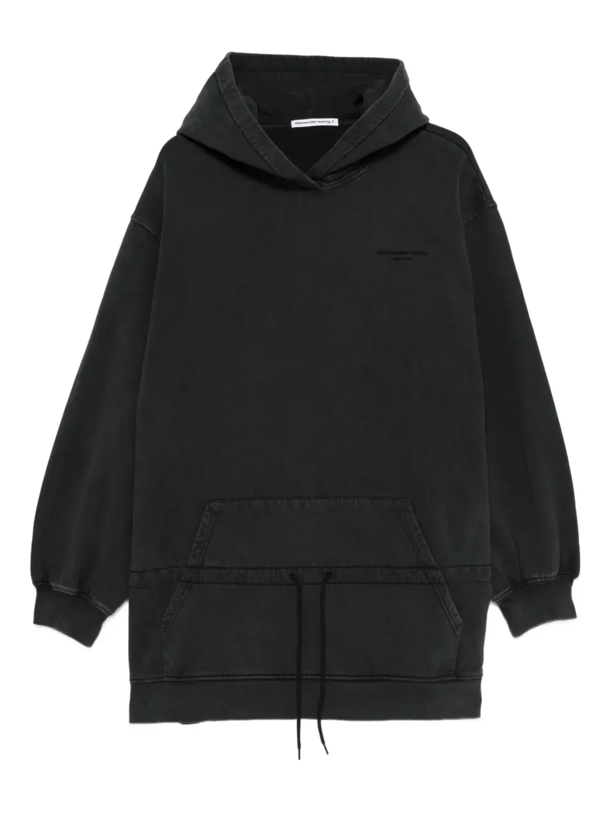 Alexander Wang ドロップドウェスト・フード付きミニドレス - 画像1