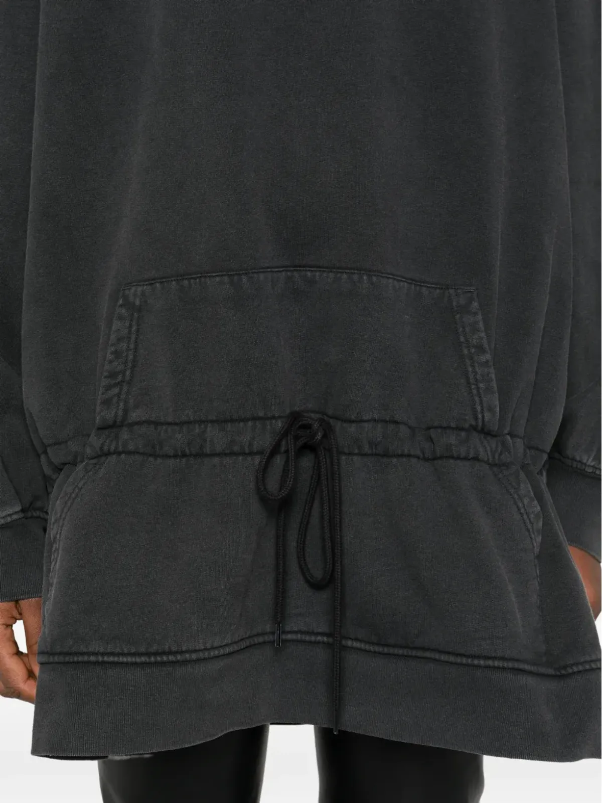 Alexander Wang ドロップドウェスト・フード付きミニドレス - 画像5