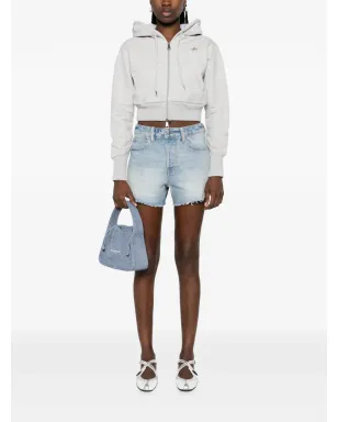 Alexander Wang ファイブポケット ベルトループショーツ ブルー - サムネイル2