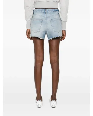 Alexander Wang ファイブポケット ベルトループショーツ ブルー - サムネイル4