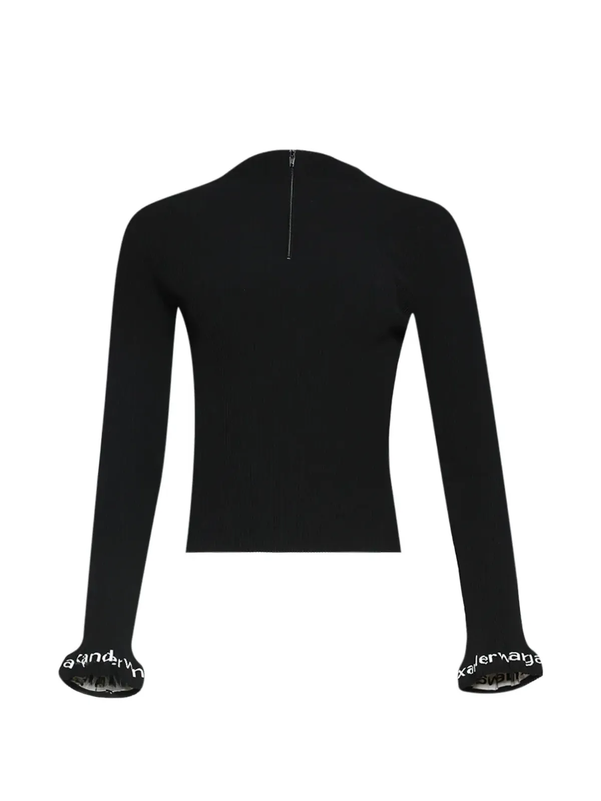 Alexander Wang ロゴディテール入りリブ編みトップ - 画像1