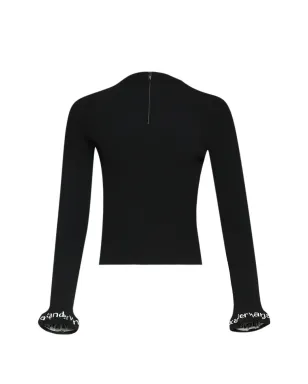 Alexander Wang ロゴディテール入りリブ編みトップ - サムネイル1