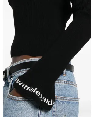 Alexander Wang ロゴディテール入りリブ編みトップ - サムネイル5
