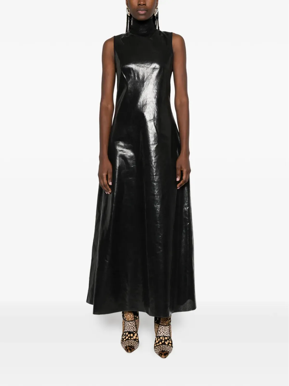 Alexander Wang タートルネック ノースリーブ マキシドレス - 画像2
