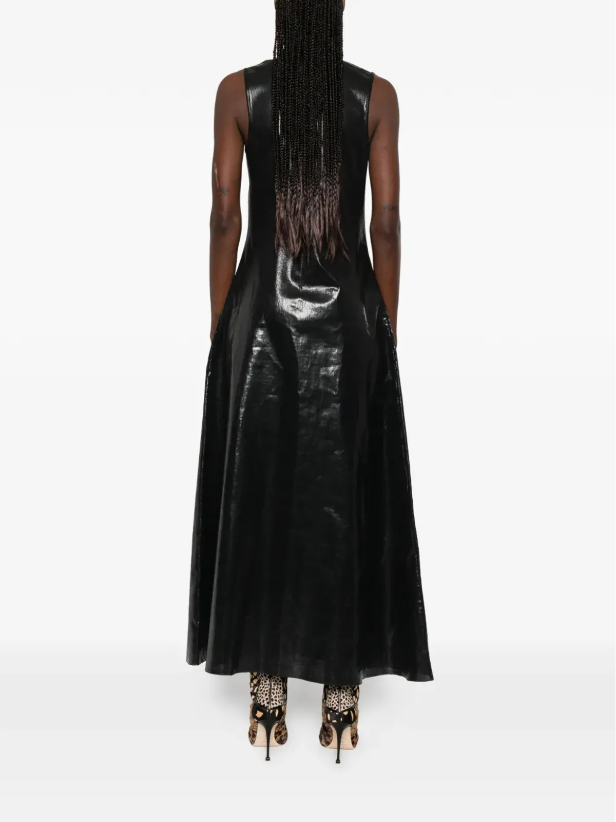 Alexander Wang タートルネック ノースリーブ マキシドレス - 画像4