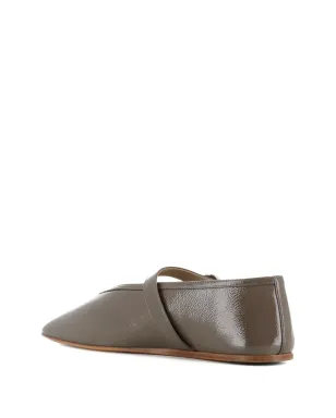 Le Monde Beryl バックルストラップレザーバレエフラット - Brown - サムネイル3