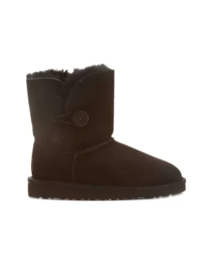 UGG Kids Bailey Button ブラックブーツ - サムネイル2