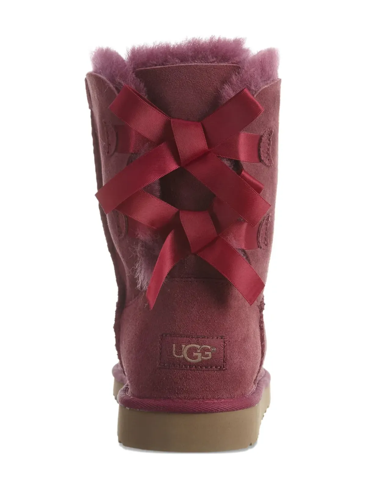 UGG Kids Bailey Bow スエードブーツ - 画像2