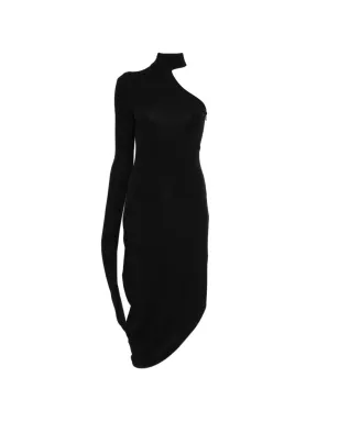 Alexander Wang アシンメトリック ドレープ ミディドレス - サムネイル1