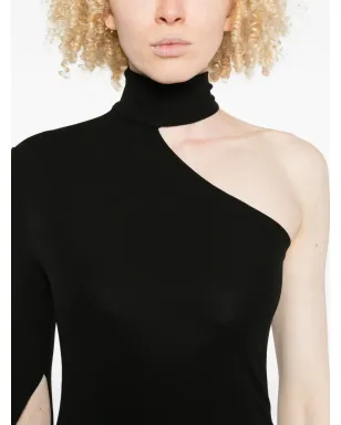 Alexander Wang アシンメトリック ドレープ ミディドレス - サムネイル5