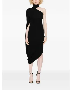 Alexander Wang アシンメトリック ドレープ ミディドレス - サムネイル3