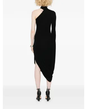 Alexander Wang アシンメトリック ドレープ ミディドレス - サムネイル4
