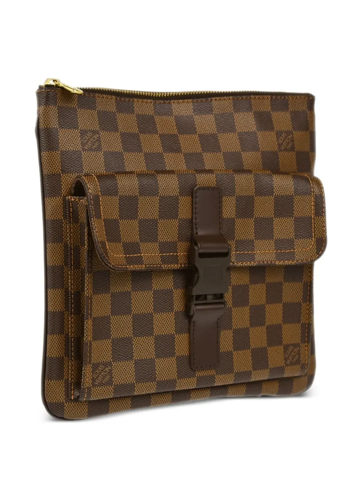 Louis Vuitton Pre-Owned ポシェット ダミエ柄 メッセンジャーバッグ 2006年 ブラウン - 画像3