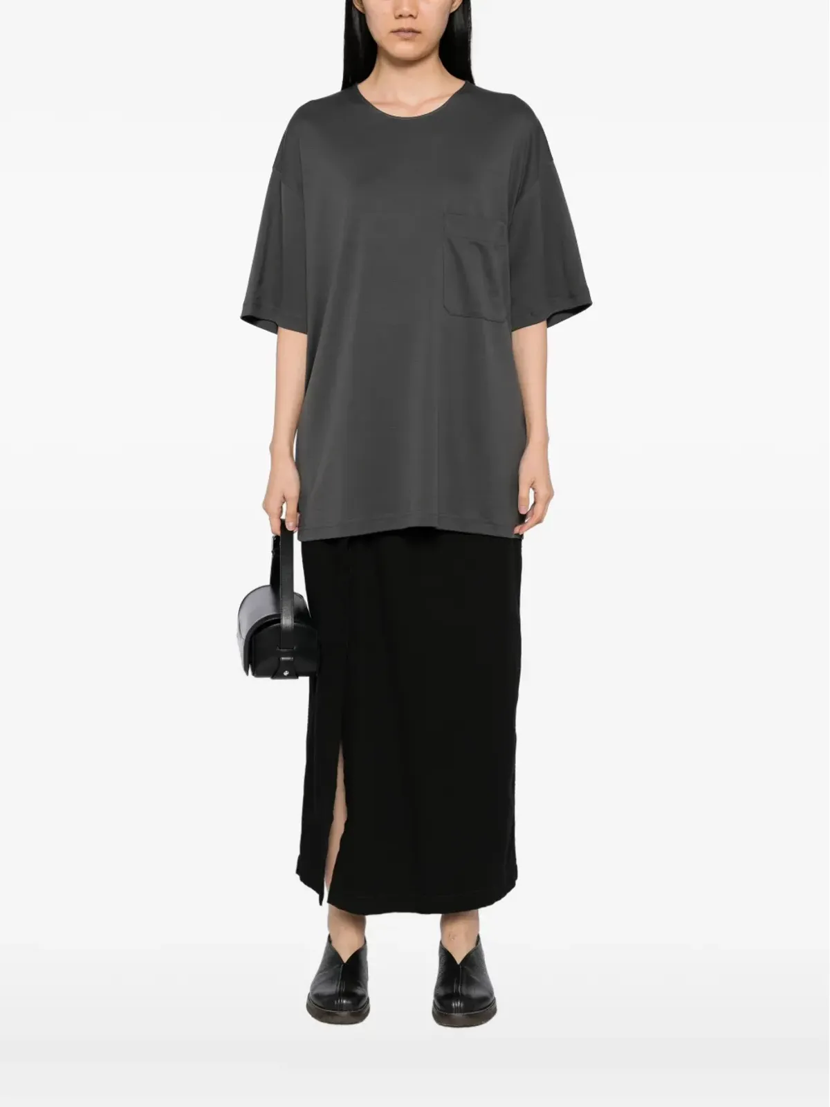 LEMAIRE short-sleeves T-shirt - Grey - 画像3