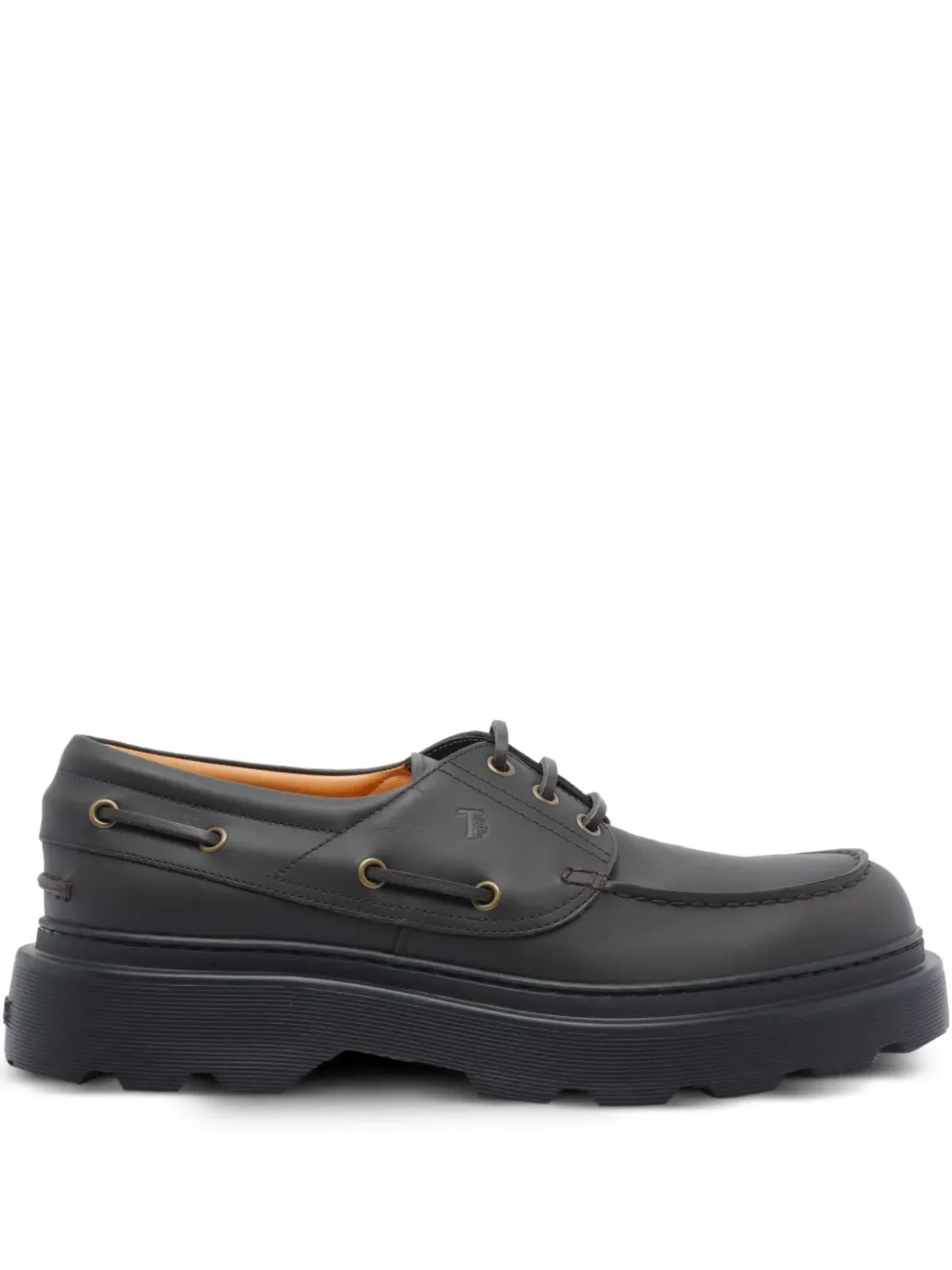 Tod's レースアップ・プラットフォーム・ボートシューズ - 画像1