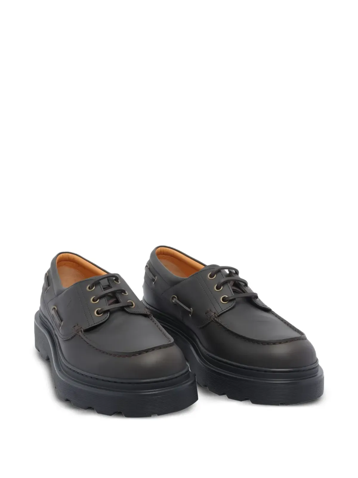 Tod's レースアップ・プラットフォーム・ボートシューズ - 画像2