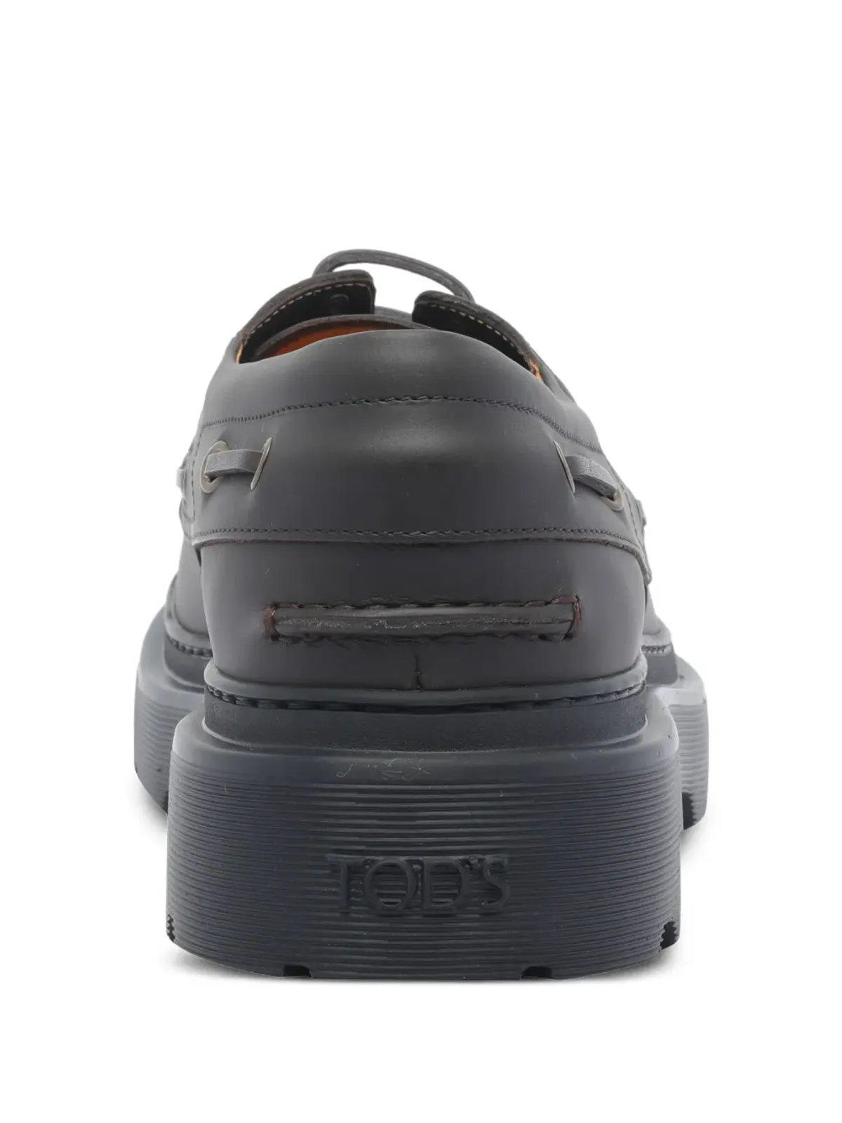 Tod's レースアップ・プラットフォーム・ボートシューズ - 画像3