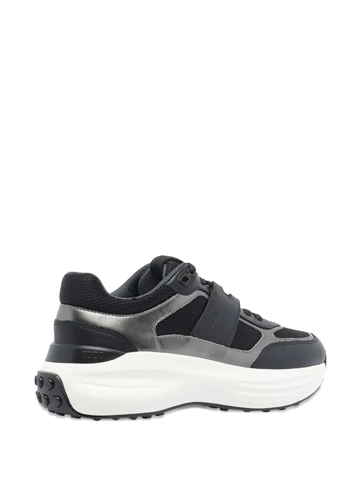 Tod's レザーパネルドレースアップスニーカー - 画像4