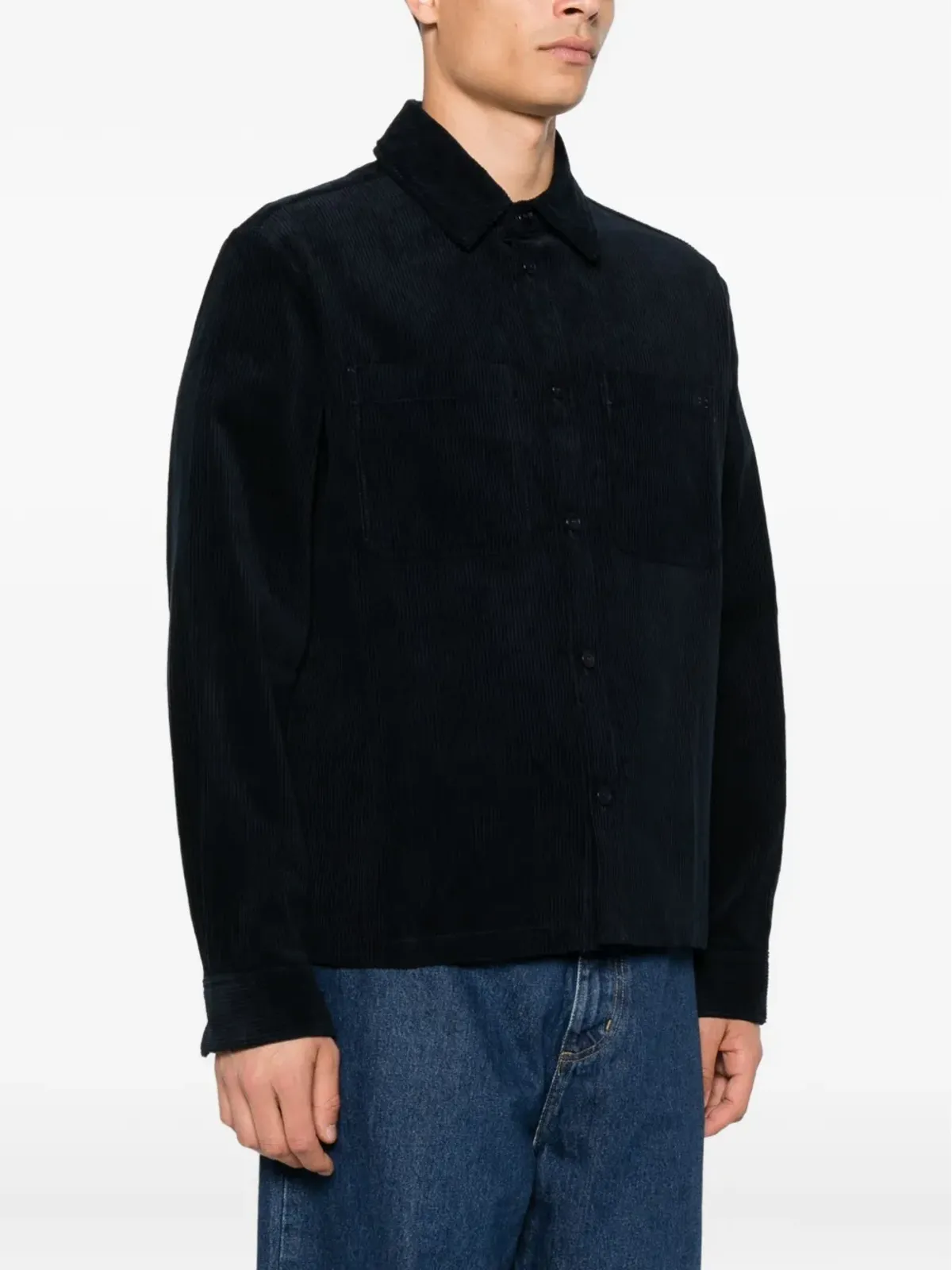 A.P.C. コーデュロイ ポケット シャツ - 画像3