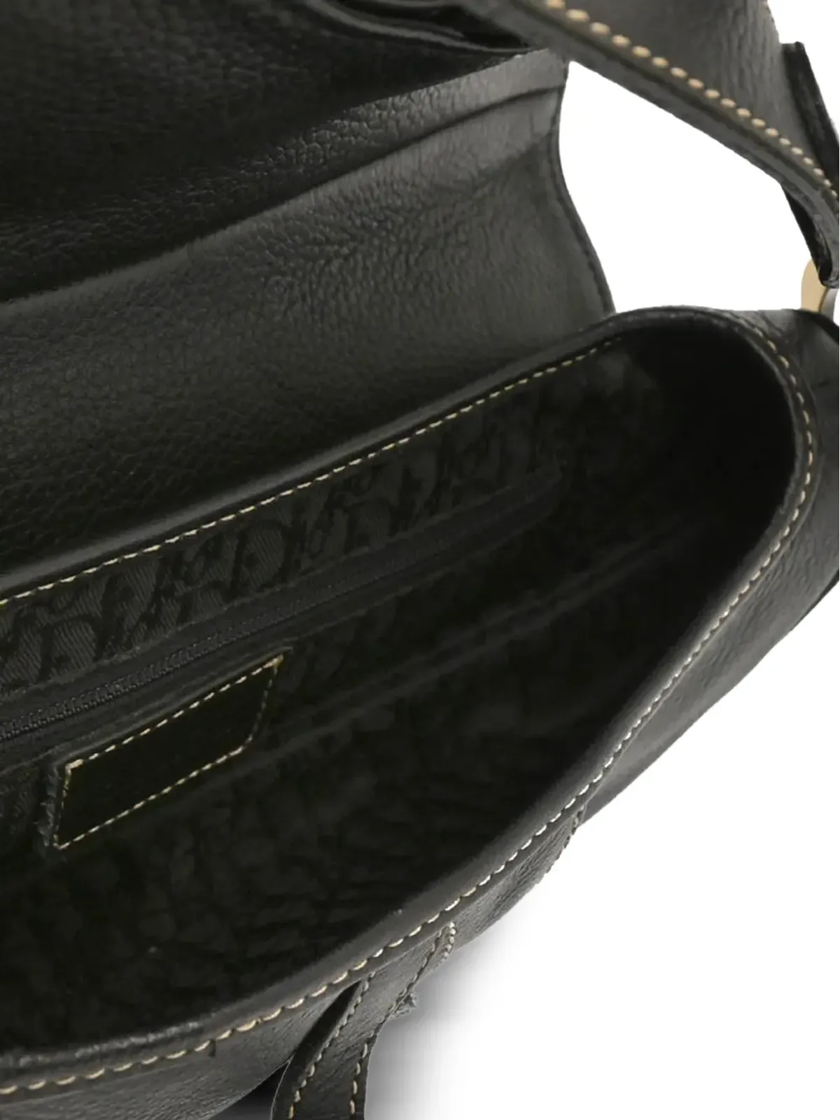 Christian Dior Pre-Owned 2002 サドルハンドバッグ ブラック - 画像5