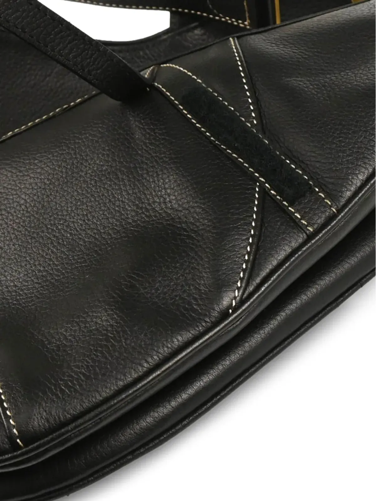 Christian Dior Pre-Owned 2002 サドルハンドバッグ ブラック - 画像4