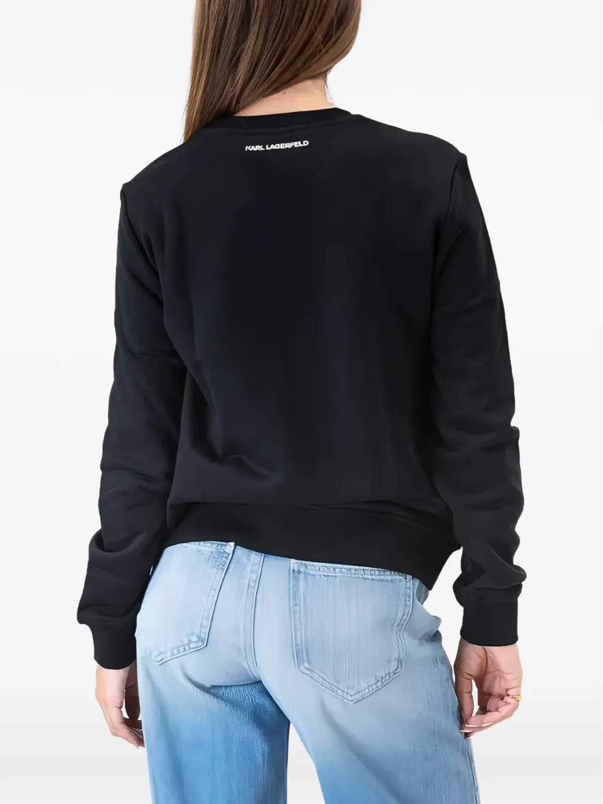 Karl Lagerfeld ロゴプリント コットン スウェットシャツ - 画像3