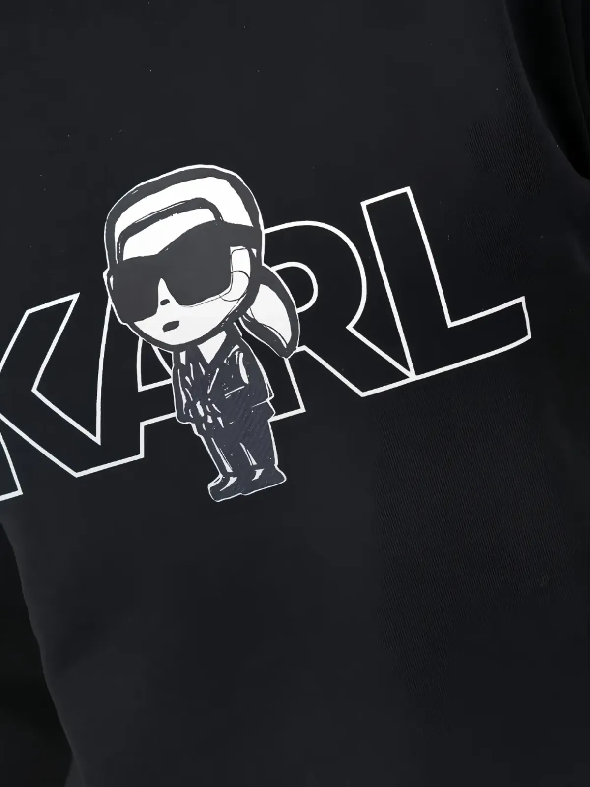 Karl Lagerfeld ロゴプリント コットン スウェットシャツ - 画像4