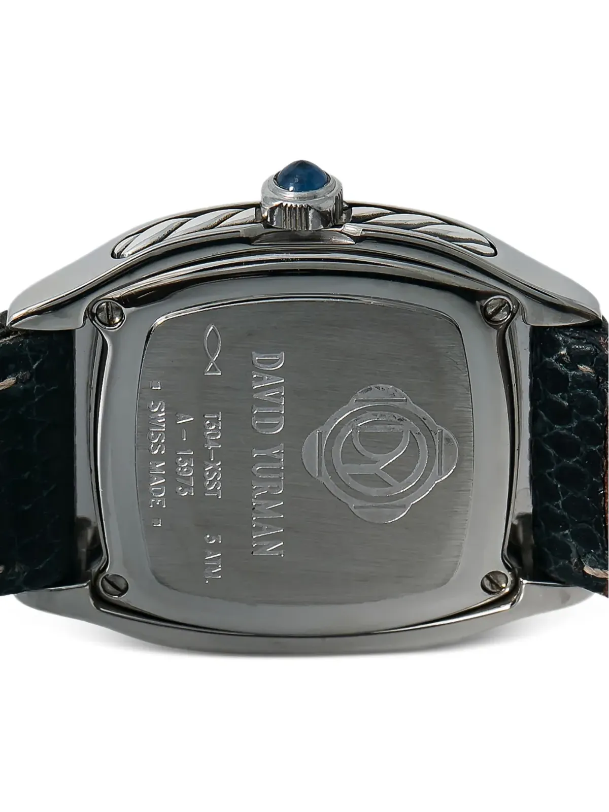 David Yurman Pre-Owned Thoroughbred ドレスウォッチ ブラック - 画像5