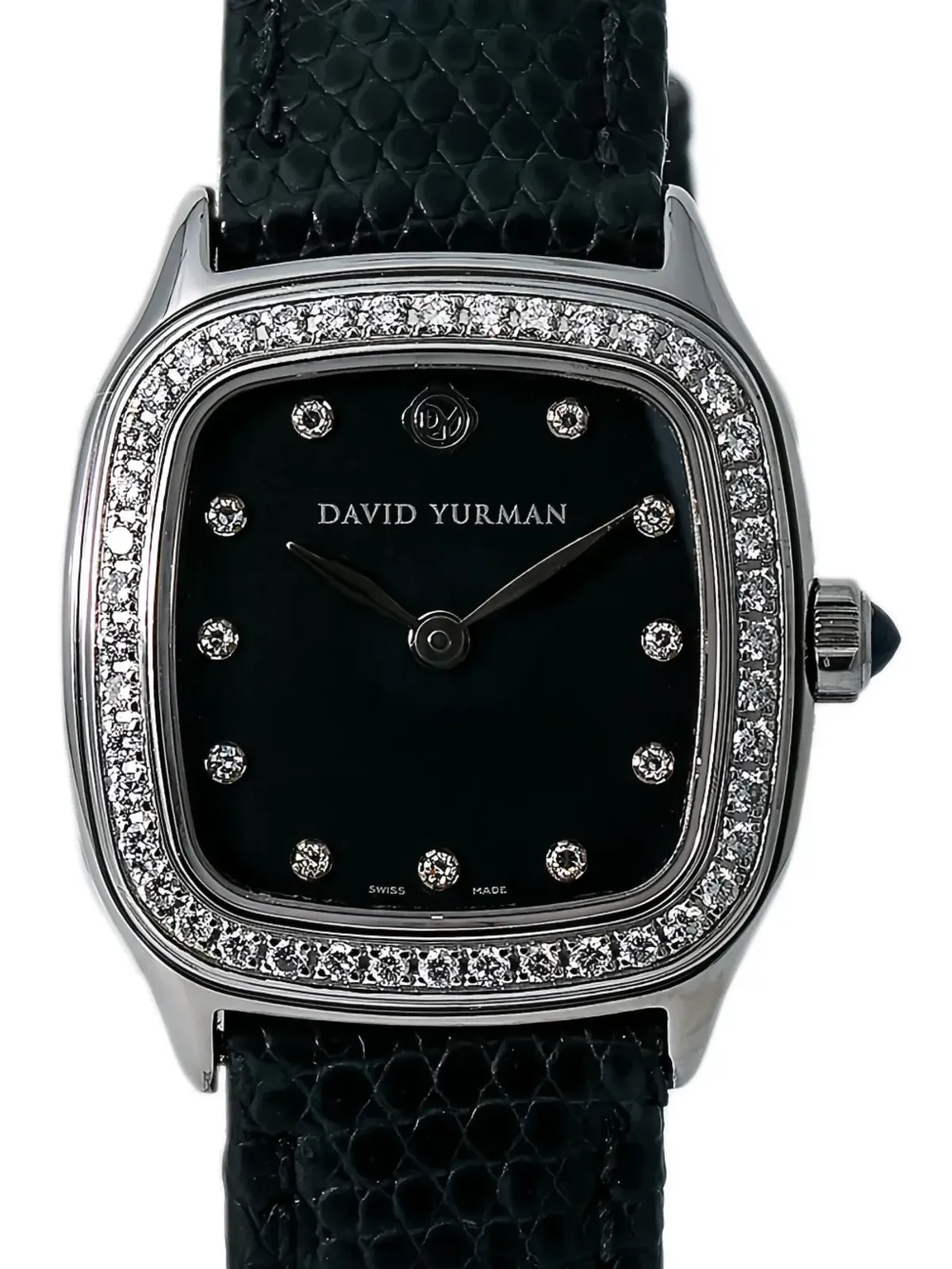 David Yurman Pre-Owned Thoroughbred ドレスウォッチ ブラック - 画像3