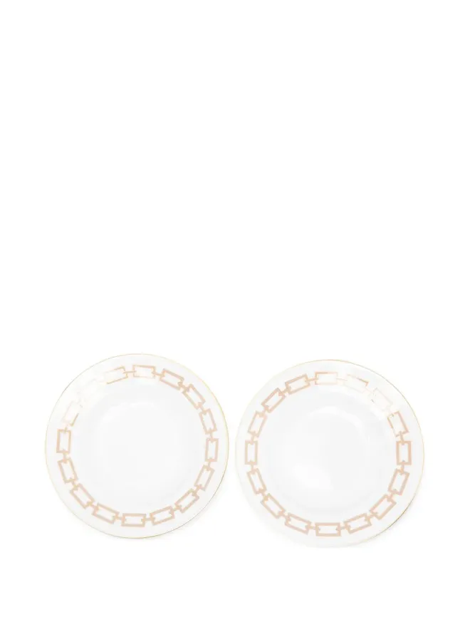 GINORI 1735 GINORI 1735 Catene chain-link plates (24.5cm) - Whiteの商品画像
