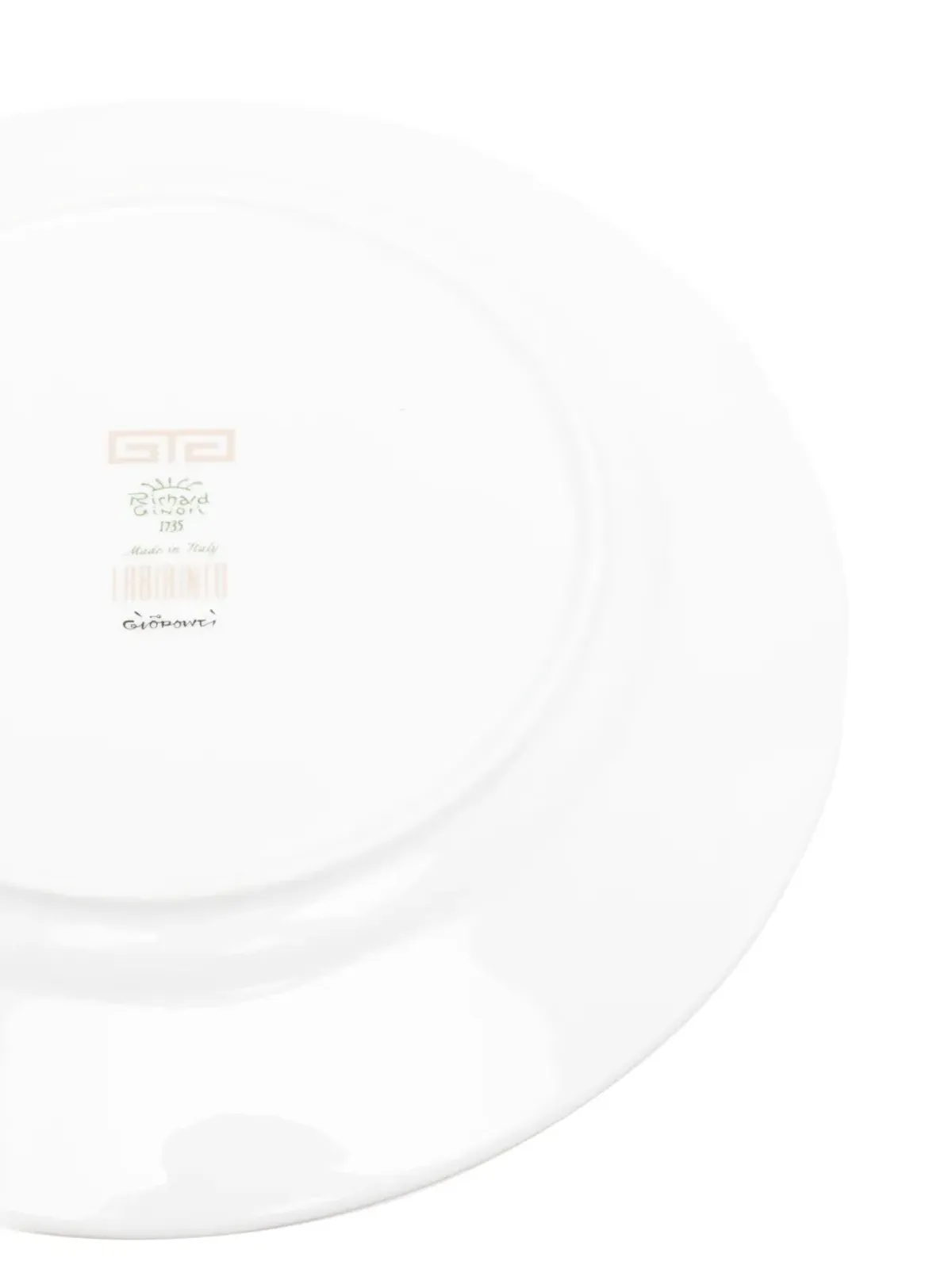 GINORI 1735 Labirinto border plates（28cm）- ホワイト - 画像3
