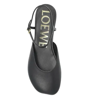 LOEWE アンクルストラップ レザー トレーナー ブラック - サムネイル3
